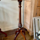 Vintage Ethan Allen Pedestal Plant Stand In Mahogany 38"T x 13"Diam