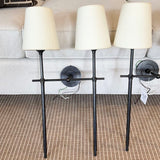 Pair of Visual Comfort 2-Arm Sconces w/ Shades 26.5"T x 14"W x 6.5"D