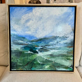 Original Signed Art "Strata" By Gwen Wong 19" x 19"
