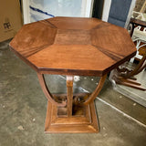 Italian Octagonal Pedestal Table 29" x 29" x 29"H