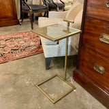Interlude Brass Cocktail Table 24"T x 10.5"W x 10.5"D