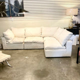 Restoration Hardware Cloud Modular Sofa 107" W X 72" DX 32" H