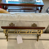 Asian Style Wall Shelf 12.5"L x 6.5'D x 7"T