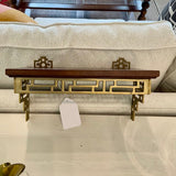 Asian Style Wall Shelf 12.5"L x 6.5'D x 7"T