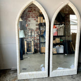 Arched Bone Inlay Mirror 51"T x 10.5"W