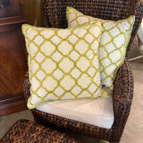 Pair Of Designer Pillows 23" x 23"