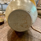 Signed Art Pottery Lamp From France 22"To Finial x 9"Diam