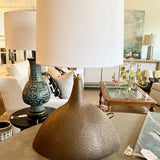 Large Visual Comfort Metal With Bronze Finish Lamp 29"To Finial x 18"W