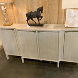 Gabby Home Leary Sideboard Grey in Mahogany Oak 68.5" W x 34.5"T x 12"D