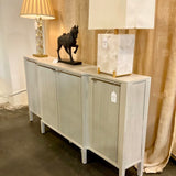 Gabby Home Leary Sideboard Grey in Mahogany Oak 68.5" W x 34.5"T x 12"D