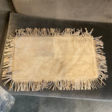 Single Urban Equestrian Suede Fringe Lumbar Sham 22" x 13"