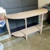 Mrs. Howard's Woven Seagrass Console Table 60"L x 18"D x 32"T