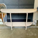 Mrs. Howard's Woven Seagrass Console Table 60"L x 18"D x 32"T