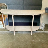 Mrs. Howard's Woven Seagrass Console Table 60"L x 18"D x 32"T