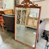Fleur De Lis Gold Leaf Beveled Mirror 30.5" W X 52" T