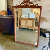 Fleur De Lis Gold Leaf Beveled Mirror 30.5" W X 52" T