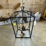 New From Box Restoration Hardware English Openwork Pendat 17" x 17" x 24"H with adjustable chain