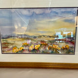 Signed J.McElroy Watercolor 29.5"W x 22"T