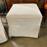 Small Ottoman Upholstered In Schumacher Fabric 20"W 20"D x 18"t