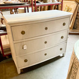 French Style Painted Chests Of Drawers 41.5"W x 18.5"D x 35.5"H
