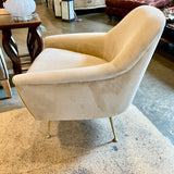 West Elm Phoebe Chair In Champagne 28.25 " W X 31" D X 30" T