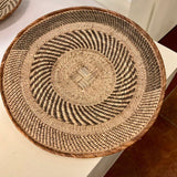 Vintage Tonga Basket From Zimbabwe 24"Diam