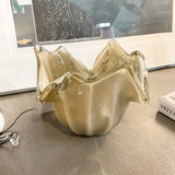 Italian Murano Glass Vase 8"T x 10"Diam