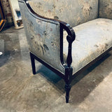 Antique Sheraton Style Settee in Mahogany 53"L x 24"D x 33.5"T