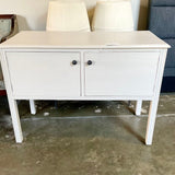 Painted Two Door Cabinet 41"L x 18"D x 31"T
