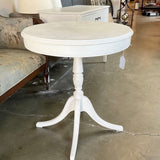 Painted Round Accent Table 26"Diam x 29"T