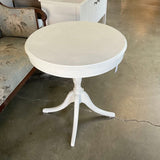 Painted Round Accent Table 26"Diam x 29"T