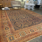 Fine Antique Persian Rug 14' 8"L x 11'3"W