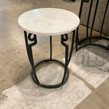 Coast to Coast Round Marble Nesting Tables 25" X 19" D X 18"