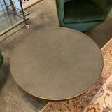 Four Hands Shagreen Round Coffee Table 38"D x 16"T