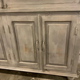 Painted Hutch With Glass Doors 64"W x 18.5"D x 96"T