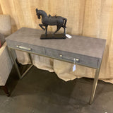 Shagreen Style Two Drawer Console 48" W X 15" D X 31" T