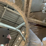 Crate & Barrel Clarendon Mirror 32" Diameter