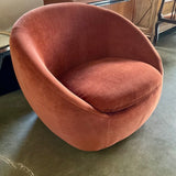 West Elm Swivel Chair 38"W x 35"D x 28"T