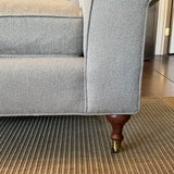 Lewis & Sheron Rolled Arm Sofa on Casters 84"W x 36"D x 36"T (Top of Cushion) x 31T (Top of Back)