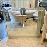 Uttermost Andover Mirrored Glass 2-Door Cabinet 42"W x 14"D x 39"T