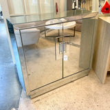 Uttermost Andover Mirrored Glass 2-Door Cabinet 42"W x 14"D x 39"T