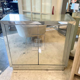 Uttermost Andover Mirrored Glass 2-Door Cabinet 42"W x 14"D x 39"T