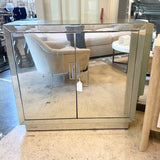 Uttermost Andover Mirrored Glass 2-Door Cabinet 42"W x 14"D x 39"T