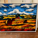 Original Signed Sergey Cherep Oil on Canvas, 2020, Framed 42"W x 32"T