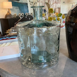 Large Heavy Clear Glass Demijohn 18"T x 13"Diam