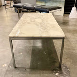 Original Knoll Florence Coffee Table With Marble Top 45"L x 22.5"D x 17"H
