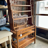 Vintage Wall Hutch 36" W X 16" D X 72.5" T