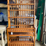 Vintage Wall Hutch 36" W X 16" D X 72.5" T
