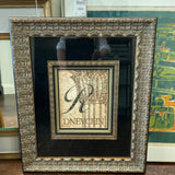 Framed Rustic Archives # 2 21" W X 25" T