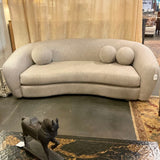 Restoration Hardware Sylvian Bench Sofa With Accent Pillows 89.5"L x 46"D x 31.5"